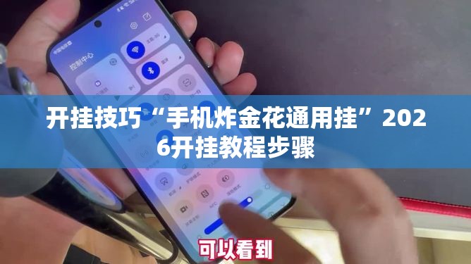 开挂技巧“手机炸金花通用挂”2026开挂教程步骤