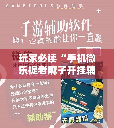 玩家必读“手机微乐捉老麻子开挂辅助器通用版”其实确实有挂
