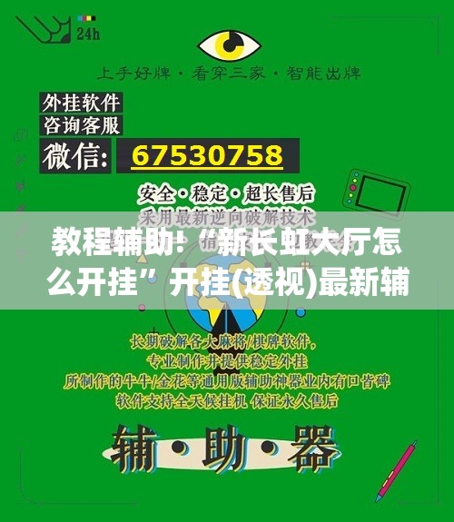 教程辅助!“新长虹大厅怎么开挂”开挂(透视)最新辅助详细