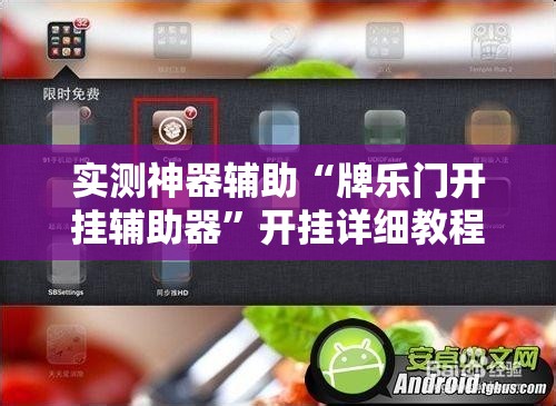 实测神器辅助“牌乐门开挂辅助器”开挂详细教程
