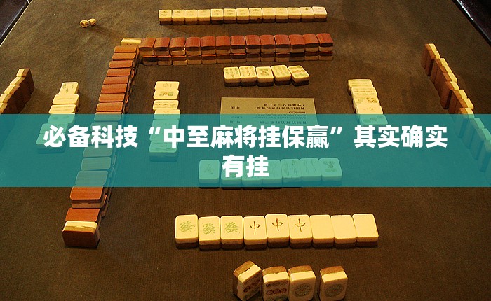 必备科技“中至麻将挂保赢	”其实确实有挂