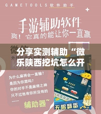 分享实测辅助“微乐陕西挖坑怎么开挂”原来可以开挂