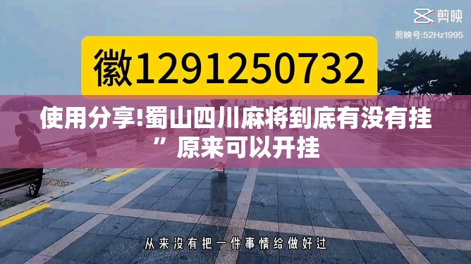 使用分享!蜀山四川麻将到底有没有挂	”原来可以开挂