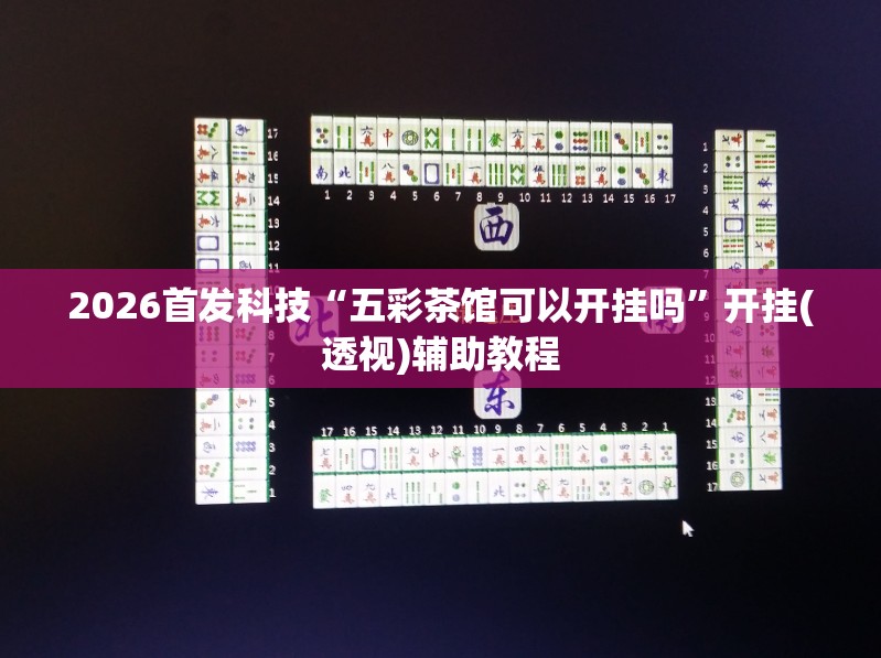 2026首发科技“五彩茶馆可以开挂吗”开挂(透视)辅助教程