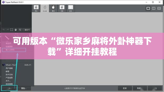 可用版本“微乐家乡麻将外卦神器下载”详细开挂教程