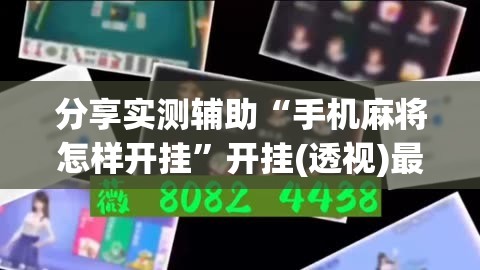 分享实测辅助“手机麻将怎样开挂”开挂(透视)最新辅助详细