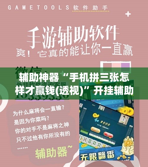 辅助神器“手机拼三张怎样才赢钱(透视)”开挂辅助脚本+详细开挂安装教程
