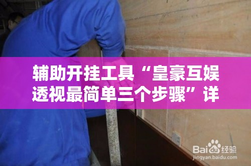 辅助开挂工具“皇豪互娱透视最简单三个步骤”详细外挂透视辅助软件教程