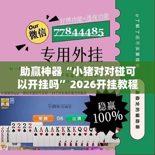 助赢神器“小猪对对碰可以开挂吗”2026开挂教程步骤