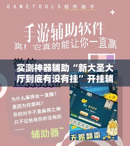 实测神器辅助“新大圣大厅到底有没有挂”开挂辅助脚本+详细开挂安装教程