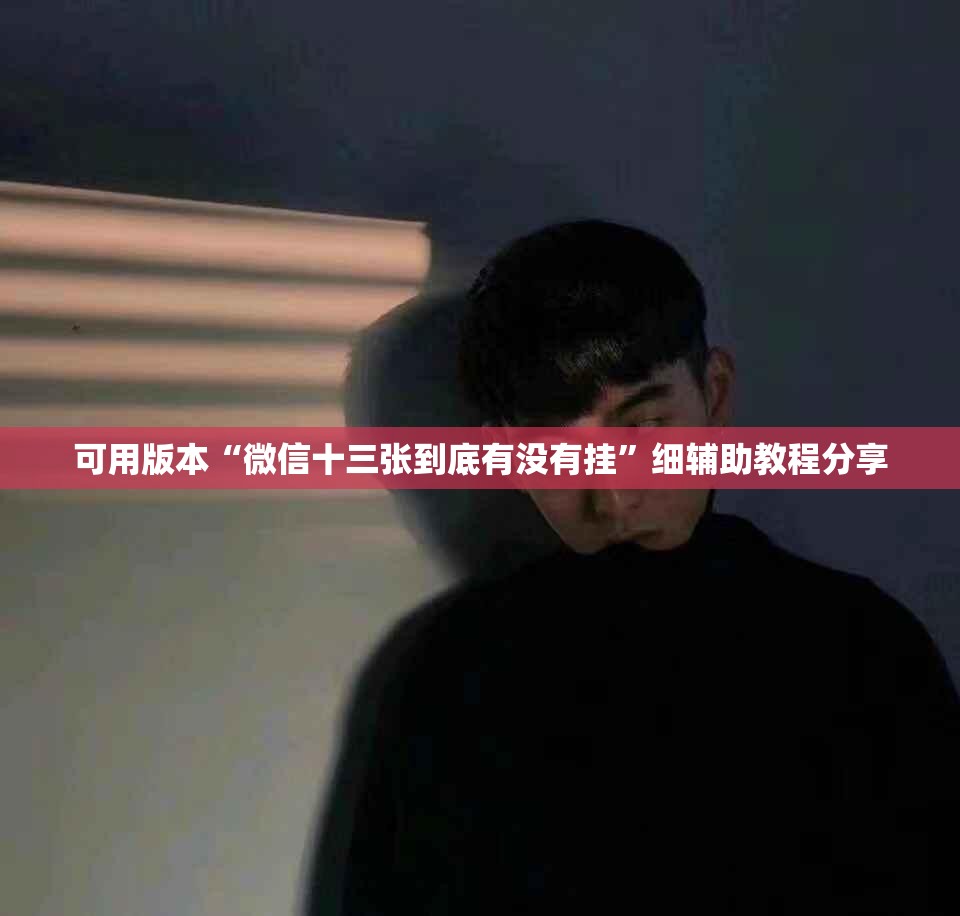 可用版本“微信十三张到底有没有挂	”细辅助教程分享