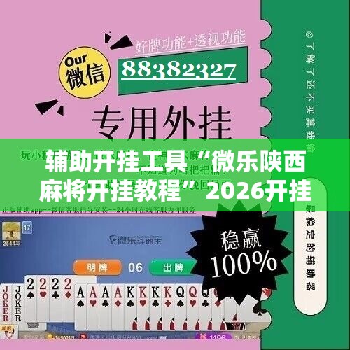 辅助开挂工具“微乐陕西麻将开挂教程”2026开挂教程步骤