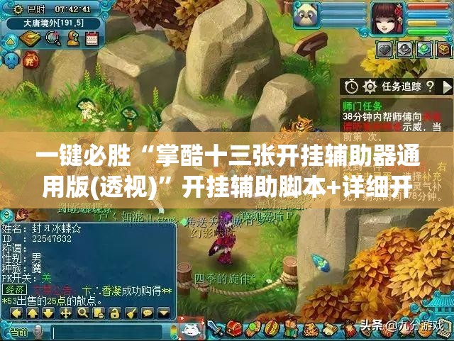 一键必胜“掌酷十三张开挂辅助器通用版(透视)”开挂辅助脚本+详细开挂安装教程