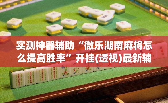实测神器辅助“微乐湖南麻将怎么提高胜率	”开挂(透视)最新辅助详细