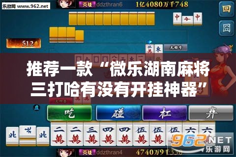 推荐一款“微乐湖南麻将三打哈有没有开挂神器”详细外挂透视辅助软件教程