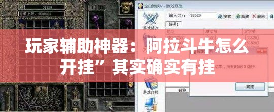 玩家辅助神器：阿拉斗牛怎么开挂”其实确实有挂