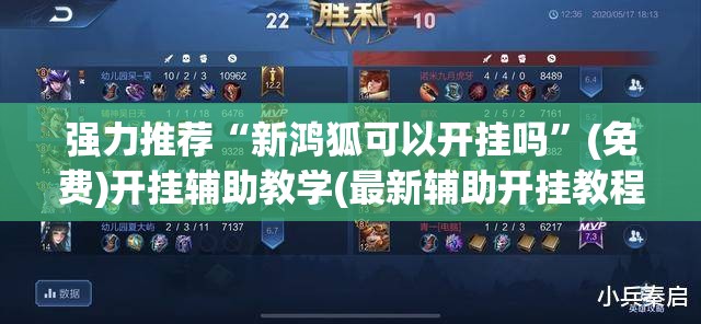 强力推荐“新鸿狐可以开挂吗	”(免费)开挂辅助教学(最新辅助开挂教程)