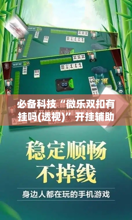 必备科技“微乐双扣有挂吗(透视)”开挂辅助脚本+详细开挂安装教程