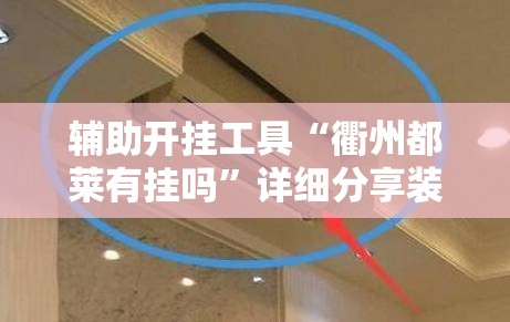 辅助开挂工具“衢州都莱有挂吗”详细分享装挂步骤