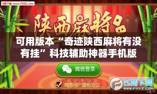 可用版本“奇迹陕西麻将有没有挂”科技辅助神器手机版